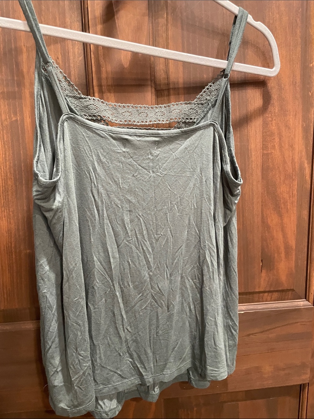 Maurices Lace-Trim Camisole in Sage Green - Picture 4 of 4
